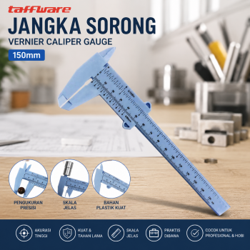 Gambar produk Taffware Jangka Sorong Kaliper Sigmat Gauge Micrometer 150mm - QST-600