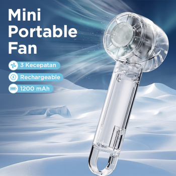 SABAT Kipas Mini Portable Handheld Fan 3 Speed 1200mAh - W20