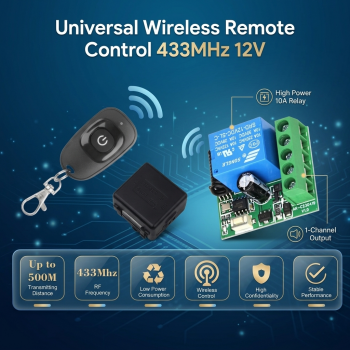 Kebidumei Universal Wireless Remote Control 433MHz 12V - KD433