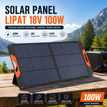 Jinyang Solar Panel Lipat Monocrystalline Portable Camping 18V 100W - PV-BX100