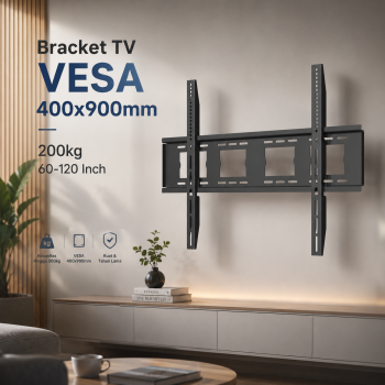 Sanus Bracket TV Dinding VESA 400x900mm Heavy Duty 200kg 60-120 Inch - YSD-900