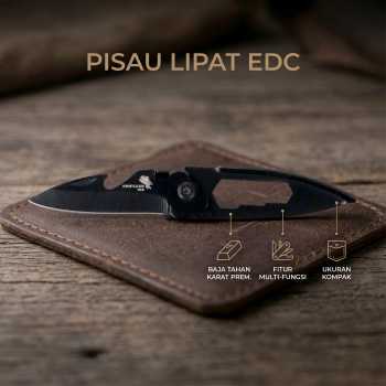Gambar produk KNIFEZER Pisau Lipat Pocket Portable Knife Survival Tool EDC Stainless - H18