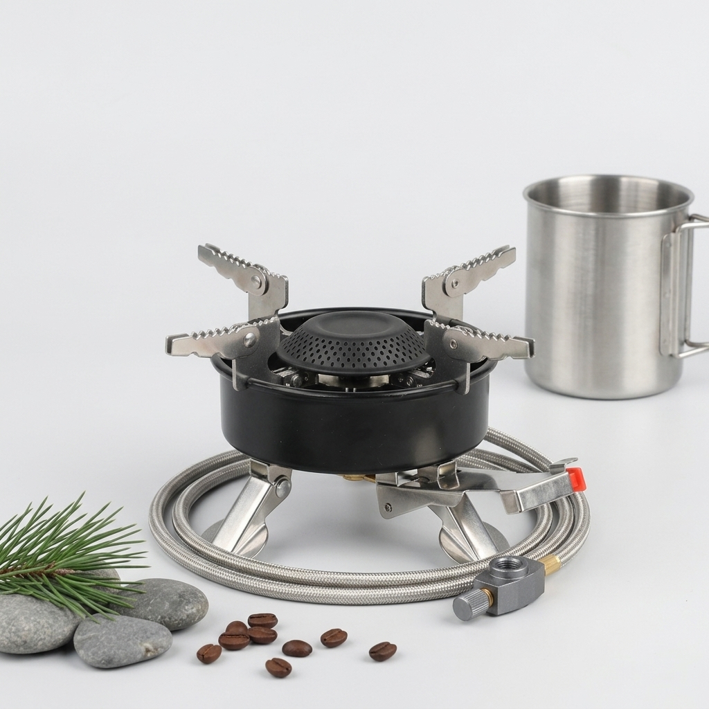 Gambar produk BONFIRE Kompor Gas Portable Lipat Outdoor 1 Burner Camping Stove - BF007 - 1