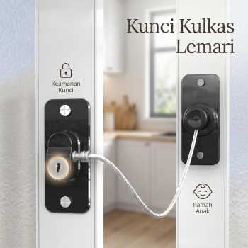 VOCCI Kunci Kulkas Lemari Laci Baby Safety Lock Key Adhesive - C1232