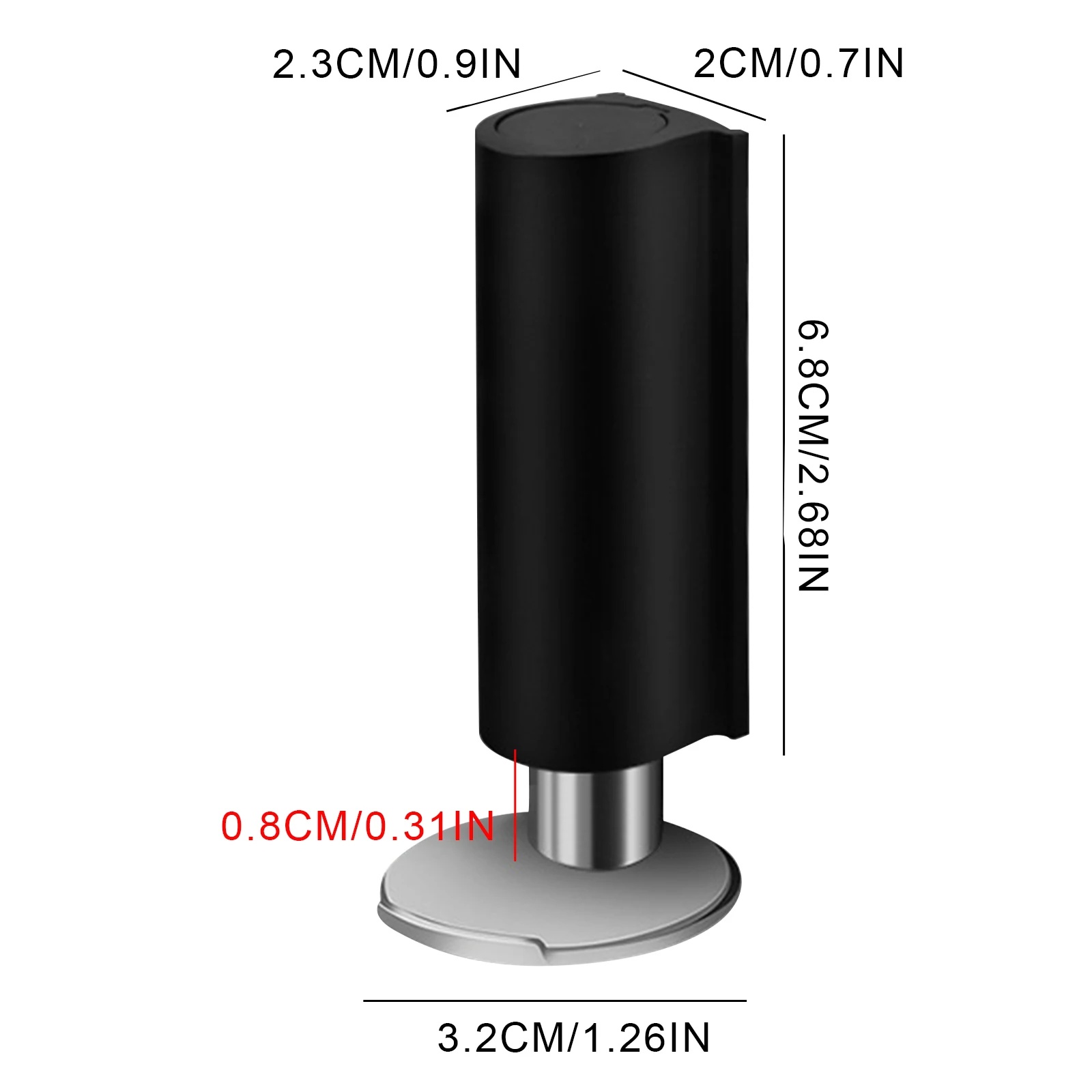 GUDUI Penahan Pintu Anti-Collision Magnetic Door Stopper - XS-X10 Gambar produk GUDUI Penahan Pintu Anti-Collision Magnetic Door Stopper - XS-X10 - Kemasan