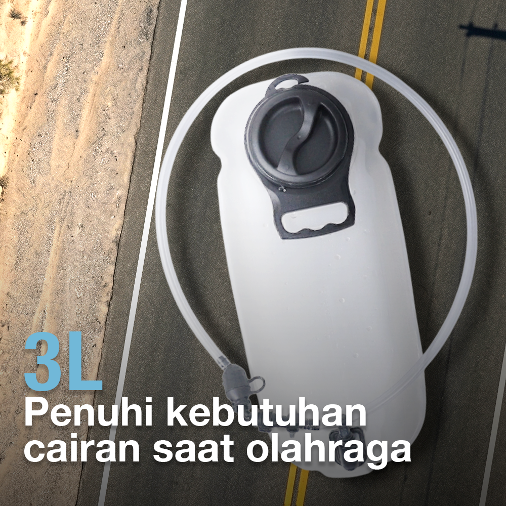 NEWBOLER Kantong Air Minum Water Bladder BPA Free Hydration Bag 3L - TF100 Gambar produk NEWBOLER Kantong Air Minum Water Bladder BPA Free Hydration Bag 3L - TF100 - 1