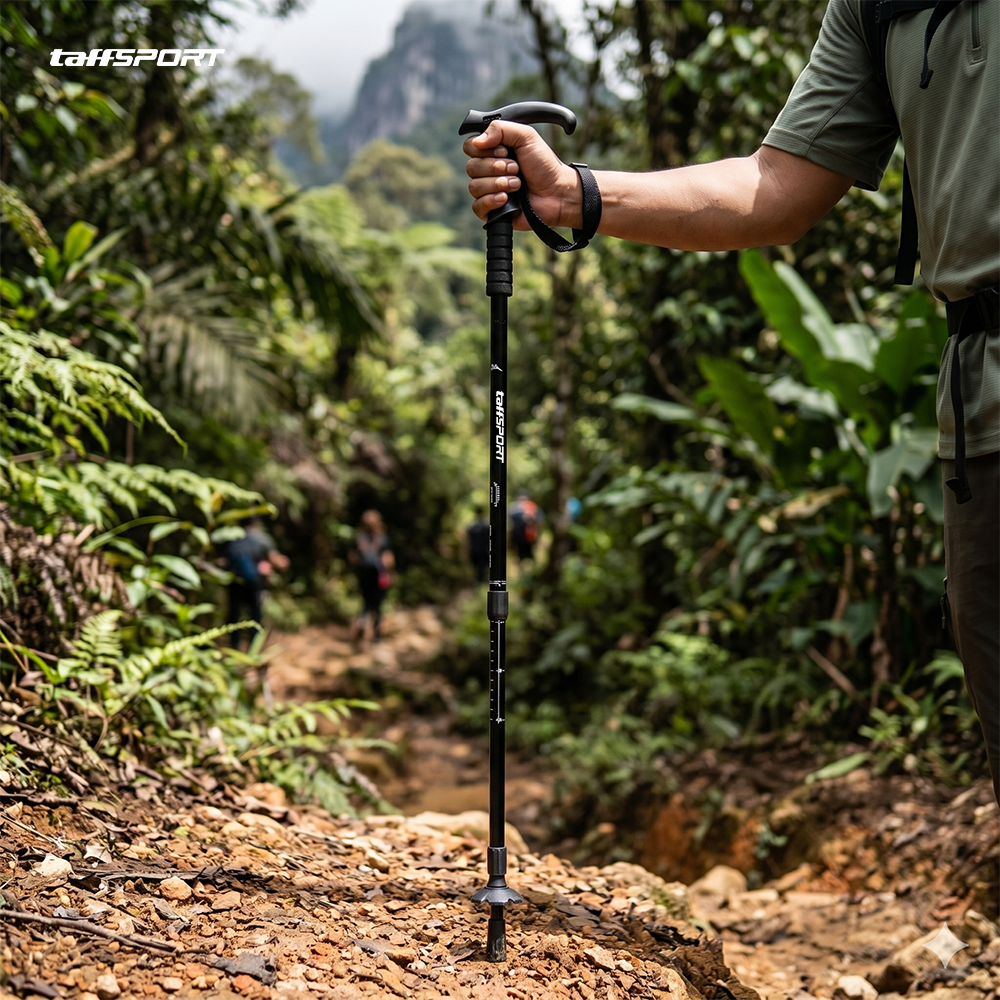 TaffSPORT Alat Bantu Mendaki Trekking Pole Alpenstocks Climbing Tool - ODIN Gambar produk TaffSPORT Alat Bantu Mendaki Trekking Pole Alpenstocks Climbing Tool - ODIN - 7