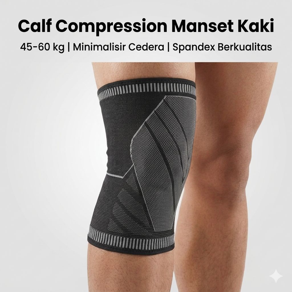 Zeyong Calf Compression Leg Support Sleeve Fitness Gym Manset Kaki S - Z300 Gambar produk Zeyong Calf Compression Leg Support Sleeve Fitness Gym Manset Kaki S - Z300 - Utama