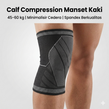 Zeyong Calf Compression Leg Support Sleeve Fitness Gym Manset Kaki - Z300