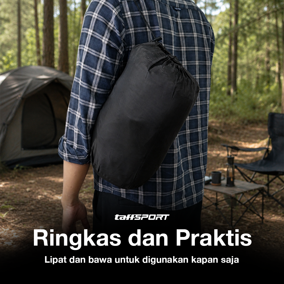 Gambar produk TaffSPORT Kantong Tidur Sleeping Bag 2in1 Envelope Model 2.1Mx75cm - INU117 - 4