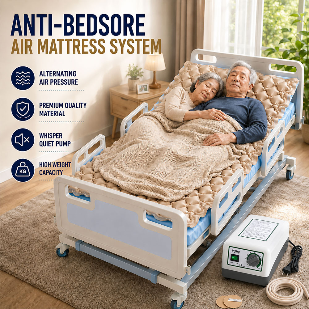 Komwel Kasur Decubitus Matras Angin Manual Medical Air Inflatable - Jn10 Gambar produk Komwel Kasur Decubitus Matras Angin Manual Medical Air Inflatable - Jn10 - Utama
