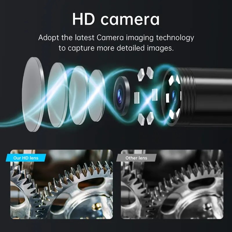 Taffware Kamera Endoskop Industrial Borescope 2.4 Inch IP67 2600mAh 5M - 128A Gambar produk Taffware Kamera Endoskop Industrial Borescope 2.4 Inch IP67 2600mAh 5M - 128A - 1