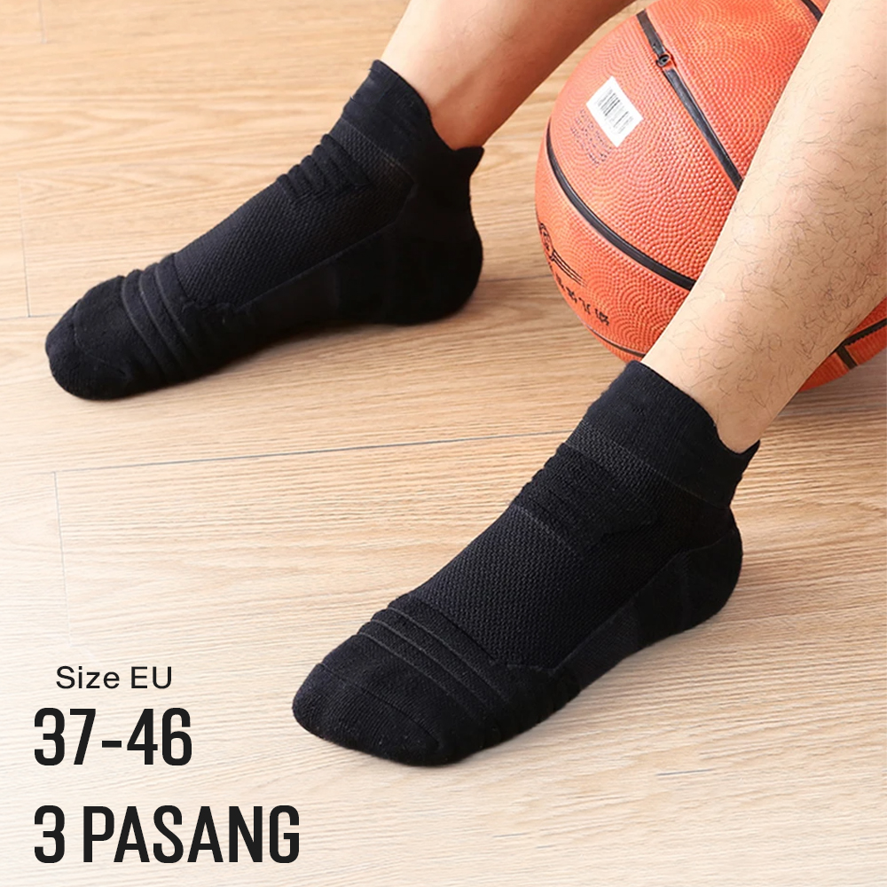 ATLKO Kaos Kaki Pendek Olahraga Towel Sock Unisex 37-46 3 Pasang - S072 Gambar produk ATLKO Kaos Kaki Pendek Olahraga Towel Sock Unisex 37-46 3 Pasang - S072 - Utama