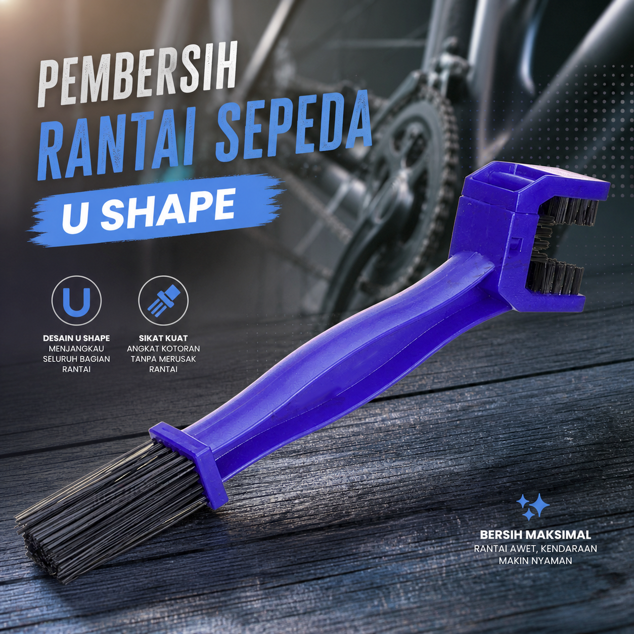 SHENGMEIYU Pembersih Rantai Sepeda U Shape - ZSW0052 Gambar produk SHENGMEIYU Pembersih Rantai Sepeda U Shape - ZSW0052 - Utama
