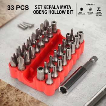 HEONYIRRY Kepala Mata Obeng Screwdriver Hollow Bit 33 PCS - J682