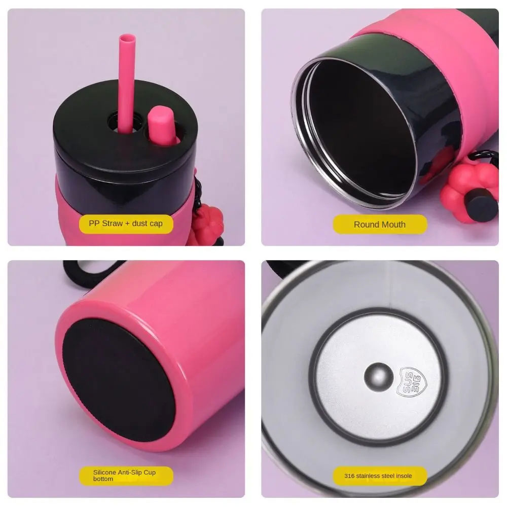 One Two Cups Botol Minum Tumbler Air Panas Dingin with Straw 710ml - YS-9000 Gambar produk One Two Cups Botol Minum Tumbler Air Panas Dingin with Straw 710ml - YS-9000 - 2