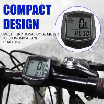 SunDING Odometer Speedometer Monitor Sepeda Waterproof - SD-581