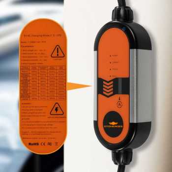 Gambar produk OTOHEROES Charger Mobil Listrik EV 1-Phase 16A 3.5KW EU to Type 2 - IEC 62196 - 3