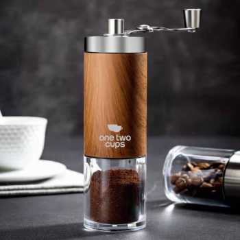 One Two Cups Alat Penggiling Kopi Manual Coffee Grinder Adjustable - DSU-17