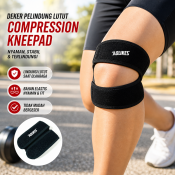 AOLIKES Deker Pelindung Lutut Compression Kneepad Gym Fitness 1 PCS - A-7929