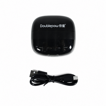 Gambar produk Doublepow Charger Baterai Box 4 Slot AA Li-Ion 1.5V Type C 10W - TC-04 - 7