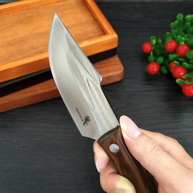 KNIFEZER Pisau Daging Stainless Steel 4Cr13 Forged Butcher Knife - B05 Gambar produk KNIFEZER Pisau Daging Stainless Steel 4Cr13 Forged Butcher Knife - B05 - Utama