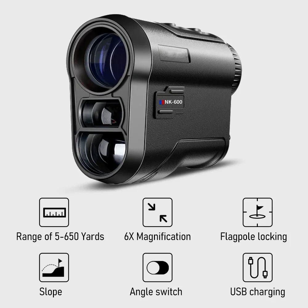 REVASRI Teropong Ukur Jarak Golf Range Finder Digital 650 Yards - NK-600 Gambar produk REVASRI Teropong Ukur Jarak Golf Range Finder Digital 650 Yards - NK-600 - 1