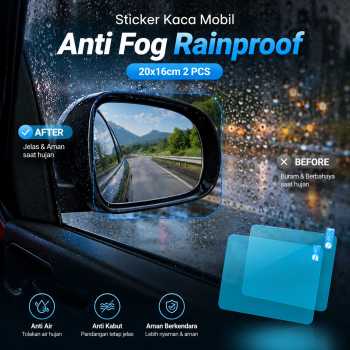 OTOHEROES Sticker Anti Fog Spion Mobil Waterproof Film 20x16cm 2 PCS - 1787