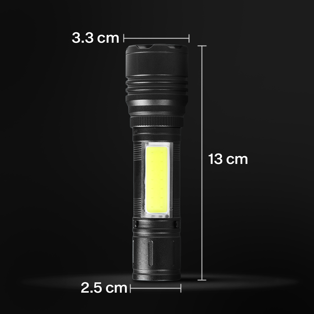 XIWANGFIRE Senter LED Mini Flashlight LCD Display Telescopic 1200mAh - XF-12 Gambar produk XIWANGFIRE Senter LED Mini Flashlight LCD Display Telescopic 1200mAh - XF-12 - 7