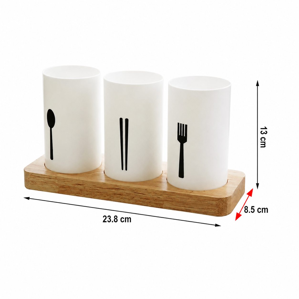 NIEMAS Rak Organizer Dapur Tempat Sendok Garpu Kitchen Storage 3 Slot - NMD279 Gambar produk NIEMAS Rak Organizer Dapur Tempat Sendok Garpu Kitchen Storage 3 Slot - NMD279 - 5