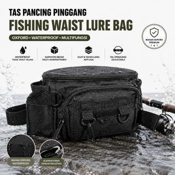 FISBAG Tas Pancing Pinggang Fishing Waist Bag 900D Oxford - FI710
