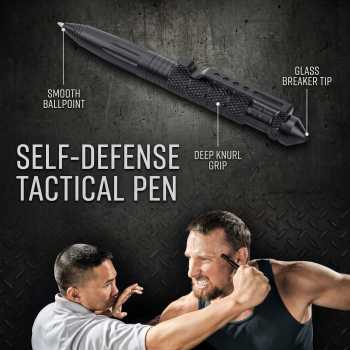 Gambar produk Laix Multifunctional Self-Defense Protection Tactical Pen - B2