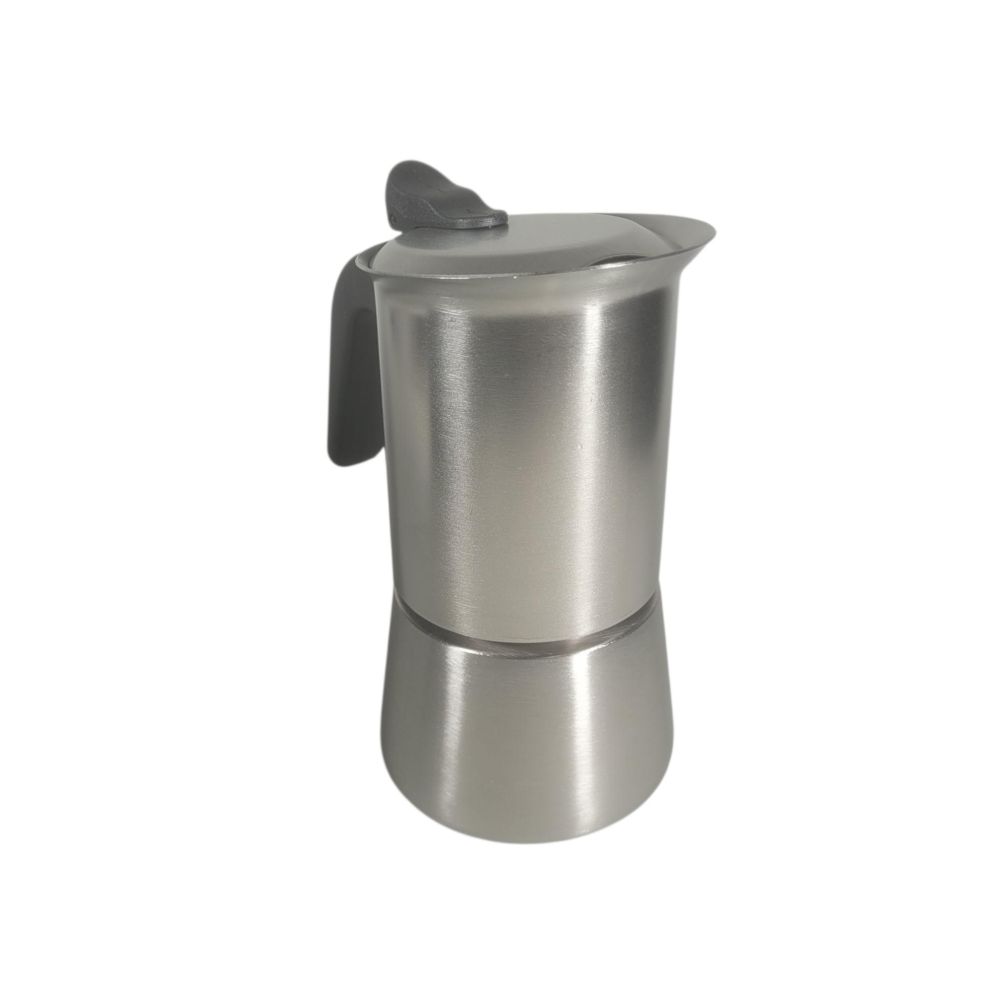 HSB Moka Pot Teko Kopi Espresso Coffee Maker Stovetop Dual Valve 200ml - Z60 Gambar produk HSB Moka Pot Teko Kopi Espresso Coffee Maker Stovetop Dual Valve 200ml - Z60 - 6