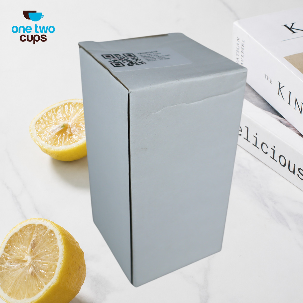 One Two Cups Gelas Kaca Borosilikat Aesthetic Kopi Teh Square Glass 370ml - KT-006 Gambar produk One Two Cups Gelas Kaca Borosilikat Aesthetic Kopi Teh Square Glass 370ml - KT-006 - Kemasan