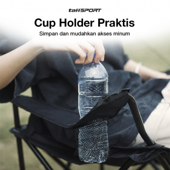 Gambar produk TaffSPORT Kursi Lipat Outdoor Camping Portable Foldable Oxford 600D - FS01 - 4