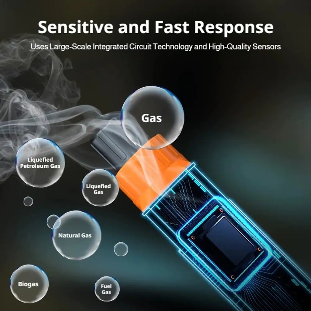 CEVO Alat Deteksi Gas Bocor Smart Sensor Leak Combustible Detector - JLY-50 Gambar produk CEVO Alat Deteksi Gas Bocor Smart Sensor Leak Combustible Detector - JLY-50 - 5