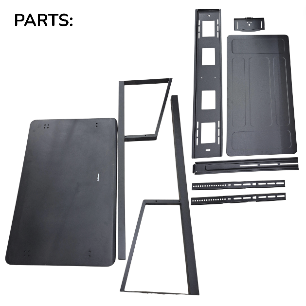 Taffware Bracket TV Floor Stand Wheel VESA 1100x600 for 55-120 Inch TV - 2100 Gambar produk Taffware Bracket TV Floor Stand Wheel VESA 1100x600 for 55-120 Inch TV - 2100 - 7