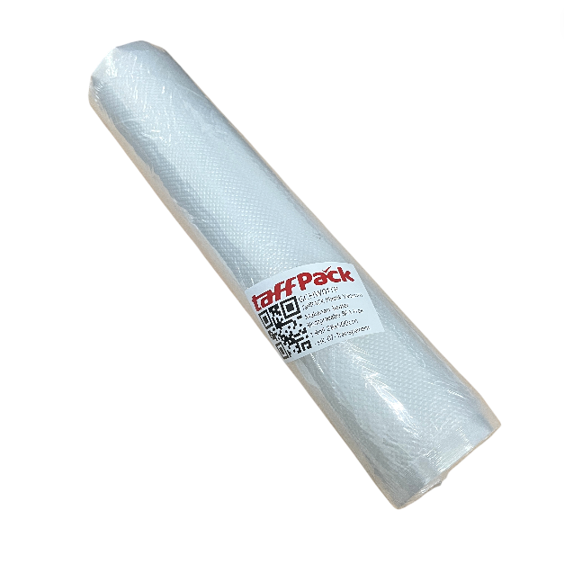 TaffPACK Plastik Vacuum Makanan Sealer Biodegradable BPA Free 1 Roll 28cmx5M - HK-07 Gambar produk TaffPACK Plastik Vacuum Makanan Sealer Biodegradable BPA Free 1 Roll 28cmx5M - HK-07 - Kemasan