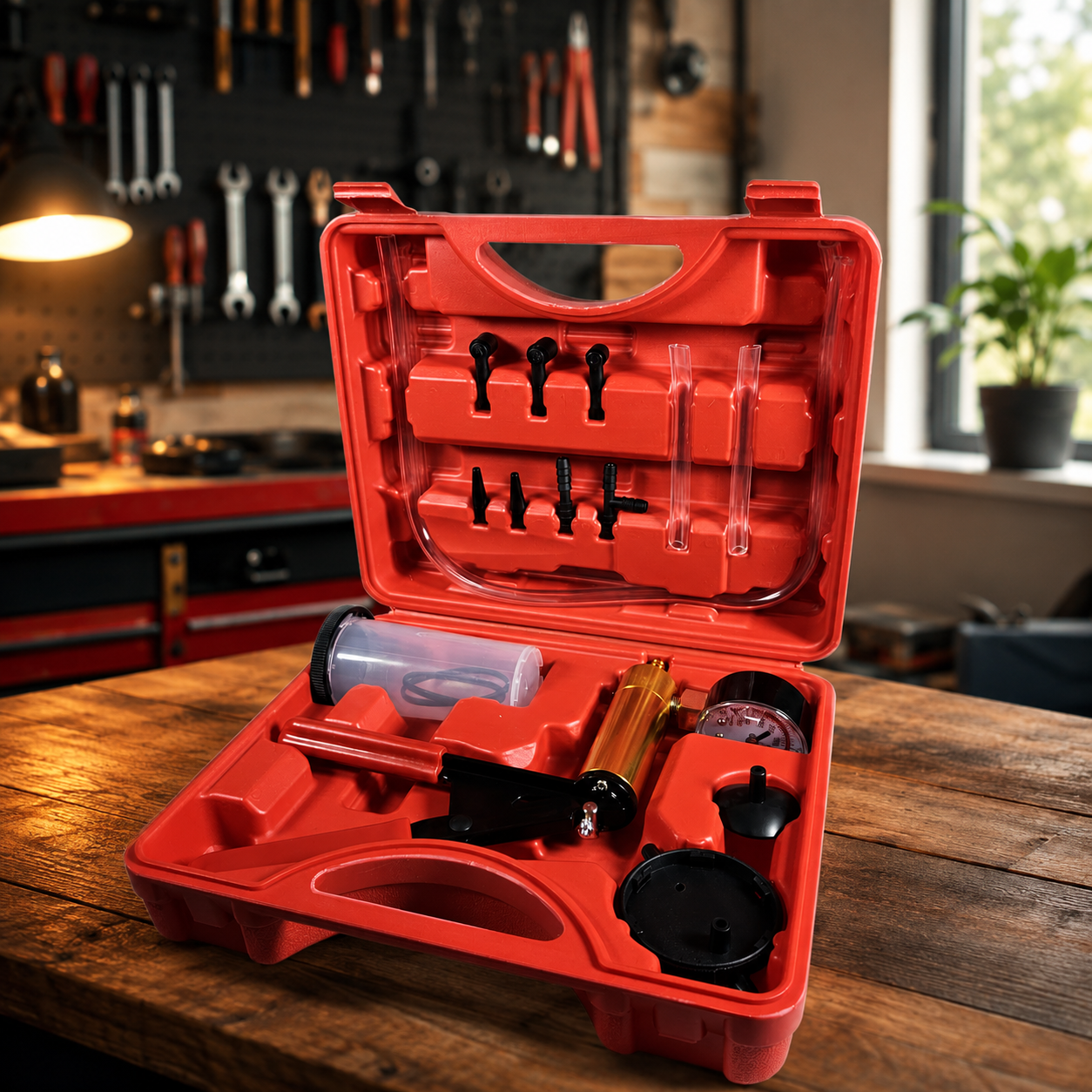 FDIT Pistol Vakum Minyak Rem Mobil Vacuum Brake Bleeder Kit - WLXY Gambar produk FDIT Pistol Vakum Minyak Rem Mobil Vacuum Brake Bleeder Kit - WLXY - 1