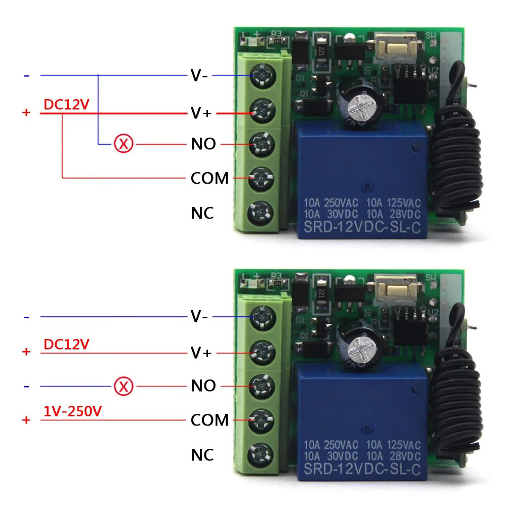 Taffware Remote Kontrol Gerbang Garasi Transmitter 3 PCS with Receiver - KR1201A-4 Gambar produk Taffware Remote Kontrol Gerbang Garasi Transmitter 3 PCS with Receiver - KR1201A-4 - 4