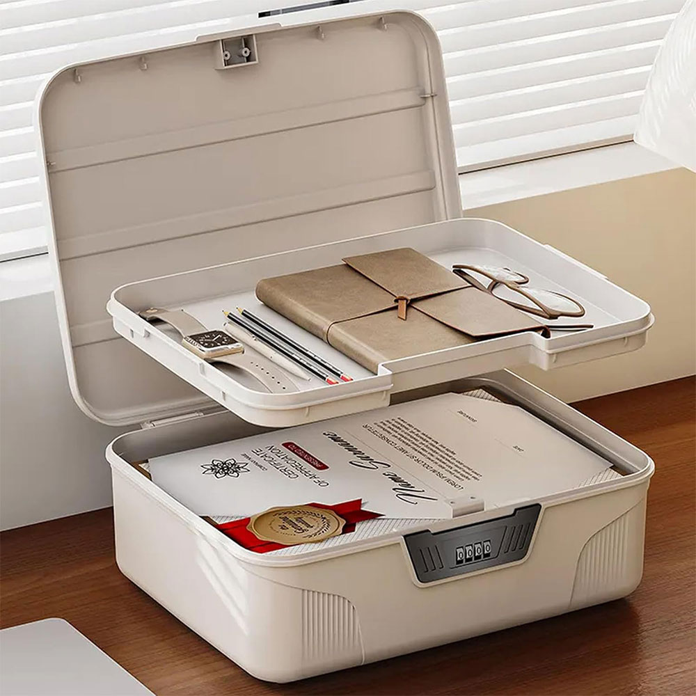 TEDEY Kotak Brankas Safety Box Portable Password M - 8875 Gambar produk TEDEY Kotak Brankas Safety Box Portable Password M - 8875 - 6