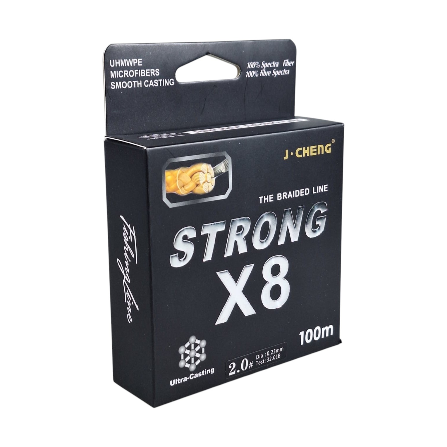 J-Cheng Senar Pancing PE 8 Braided Strand Fishing Line 100M 2.0 - JC4188 Gambar produk J-Cheng Senar Pancing PE 8 Braided Strand Fishing Line 100M 2.0 - JC4188 - Kemasan