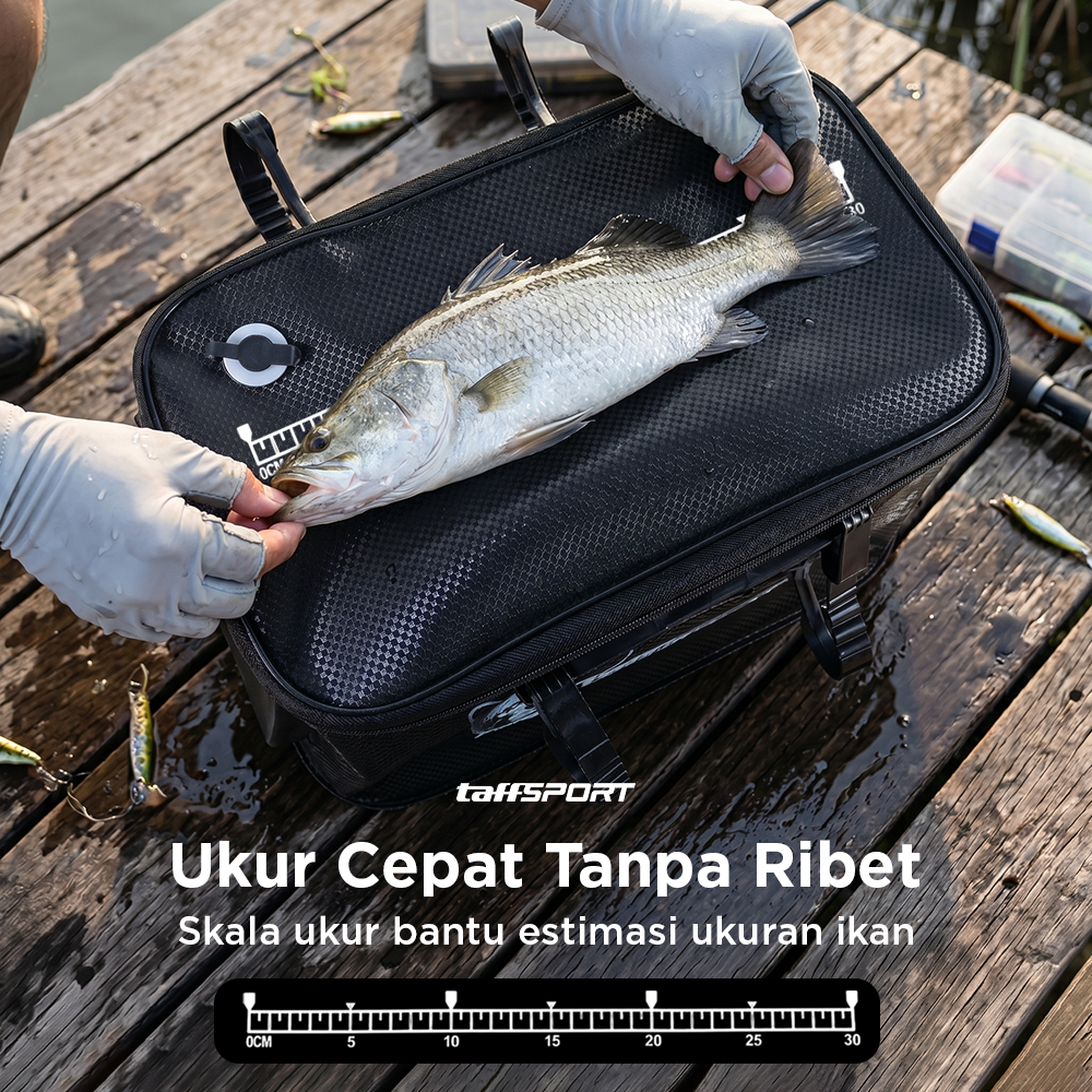 TaffSPORT Tas Pancing Ember Lipat Waterproof EVA Fishing Bucket L - INU121 Gambar produk TaffSPORT Tas Pancing Ember Lipat Waterproof EVA Fishing Bucket L - INU121 - 2