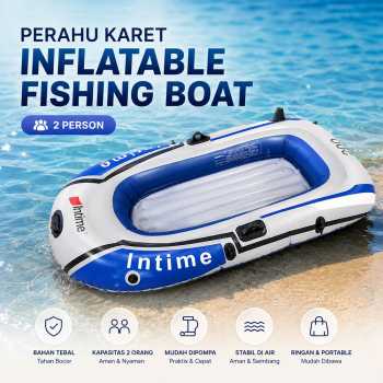 INTIME 200 Perahu Karet Mancing Inflatable Fishing Boat 2 Person - YT-097