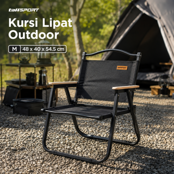 TaffSPORT Kursi Lipat Outdoor Camping Portable Foldable Oxford 600D - YH6