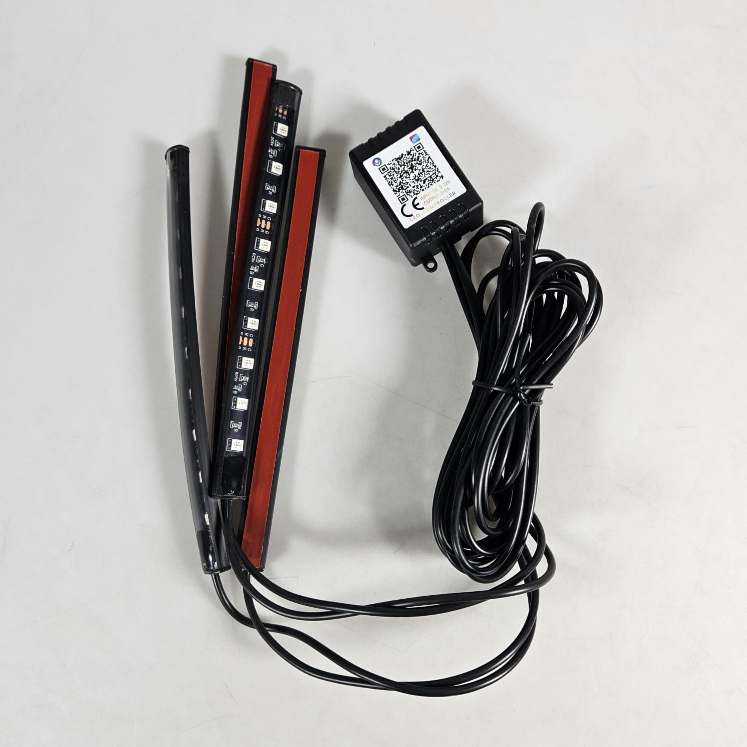 Gambar produk JIAMEN Lampu LED Strip DIY Car Light Smart App USB 8 Color 4 PCS 36 LED - J72 - 1