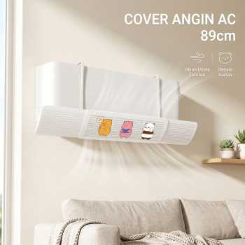 JWS Cover Angin AC Air Conditioner Wind Deflector 89cm - JW43