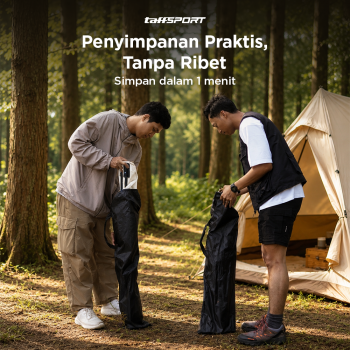 Gambar produk TaffSPORT Kursi Lipat Outdoor Camping Portable Oxford Folding Chair - TP2 - 5