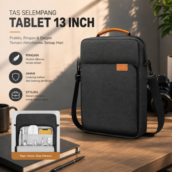 DANYCASE Tas Tablet iPad Sleeve Waterproof Shoulder Strap 13 Inch - BM140