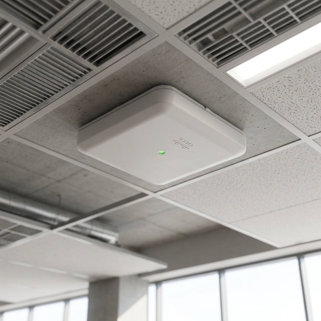 Cisco Wireless Access Point AP 802.11ac Wave 2 - AIR-AP3802I-H-K9 Gambar produk Cisco Wireless Access Point AP 802.11ac Wave 2 - AIR-AP3802I-H-K9 - 6